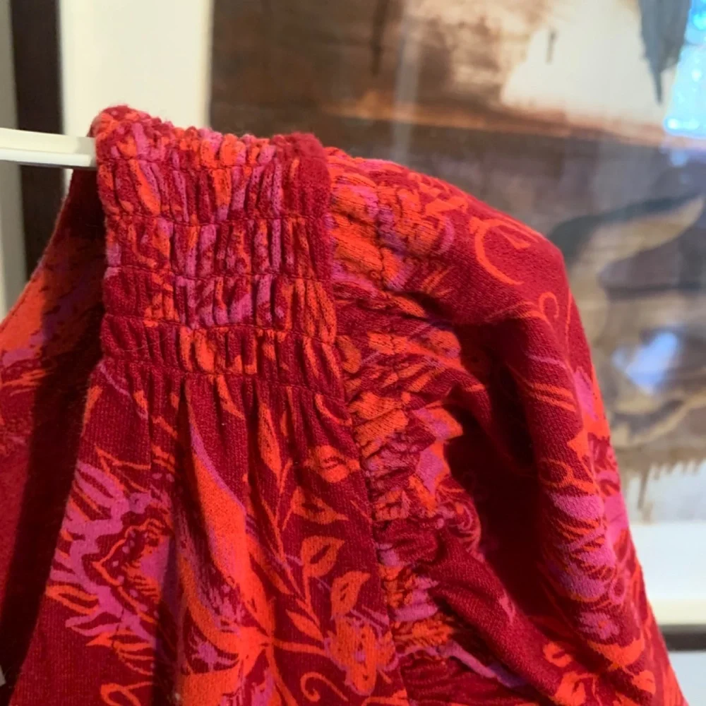 Free people‎ puff sleeve baby doll tunic/mini. Gently used.